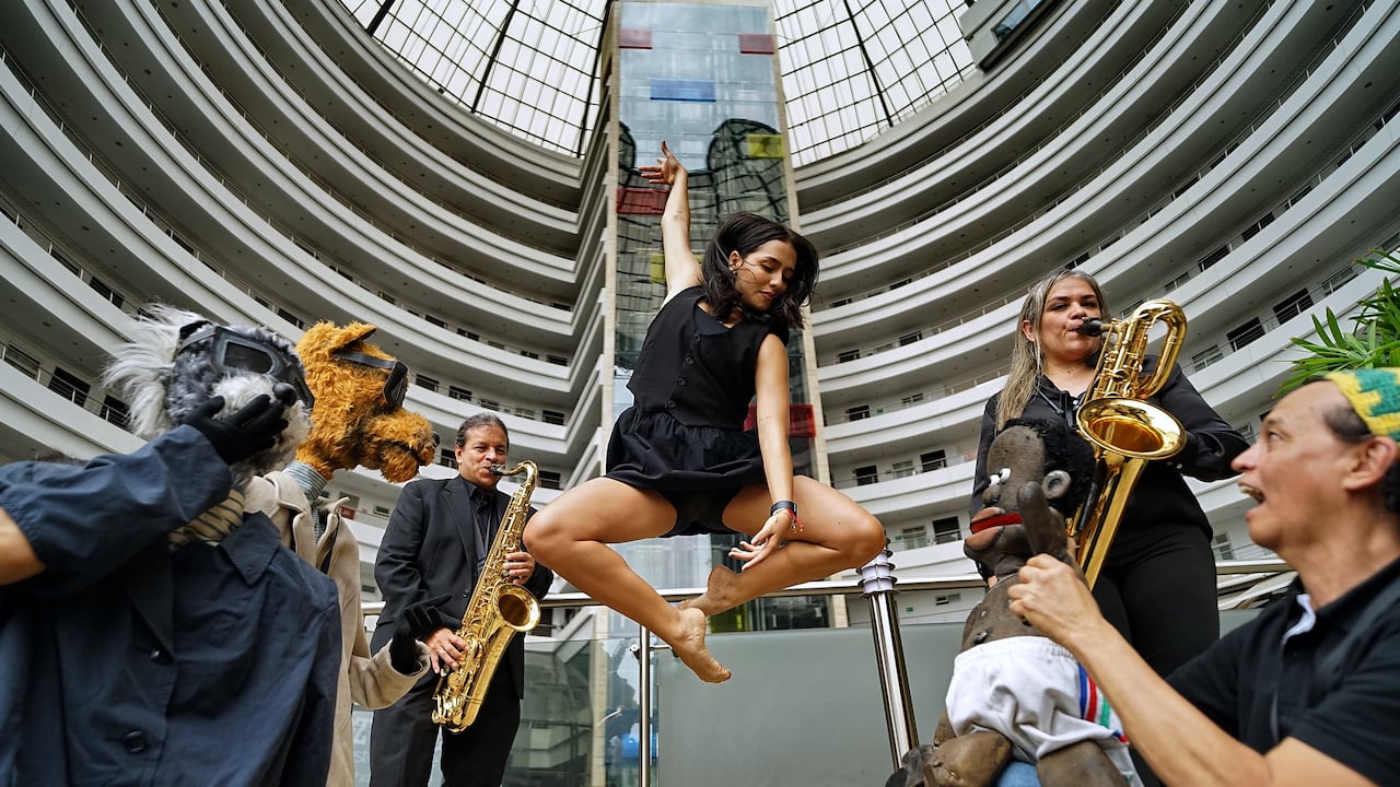 INCOLBALLET y su Compañía Colombiana de Ballet y Compañía Colombiana de Danza Contemporanea, realizan el lanzamiento de la temporada 2025. 10 de febrero de 2025. Foto Jorge Orozco / El País.