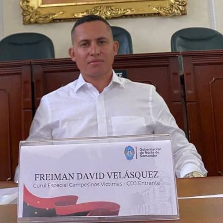 Freiman David Velásquez, líder social asesinado en la masacre en Catatumbo.