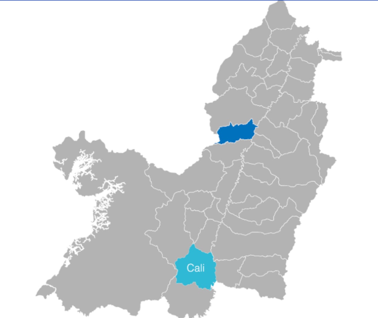 Esta es la ubicación de Trujillo, al norte del departamento.