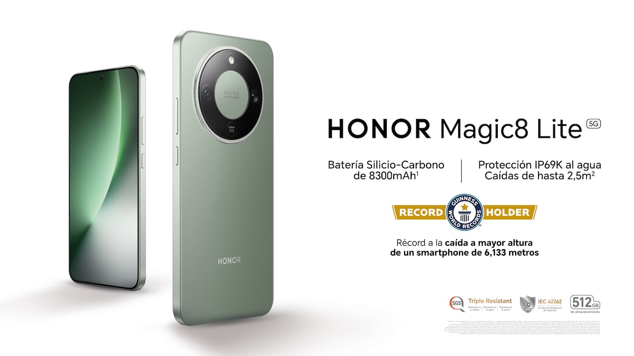 Llega a Colombia el HONOR Magic8 Lite
