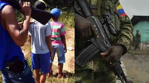 Reclutamiento de menores de edad. Imagen de referencia.