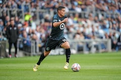 James Rodríguez en un partido con el Minnesota United.