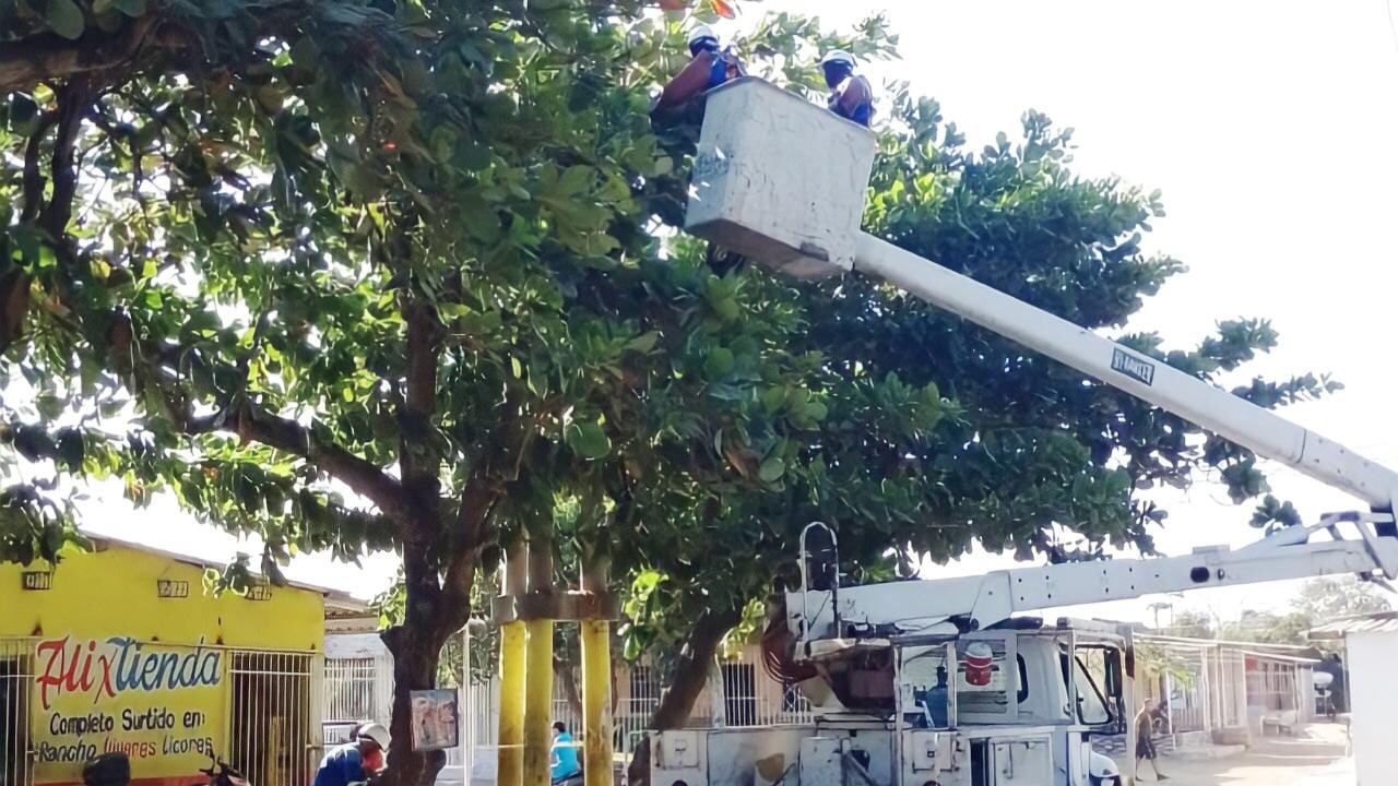 Se realizarán obras en Los Olivos, al suroccidente de Barranquilla. Foto suministrada a Semana por Air-e.