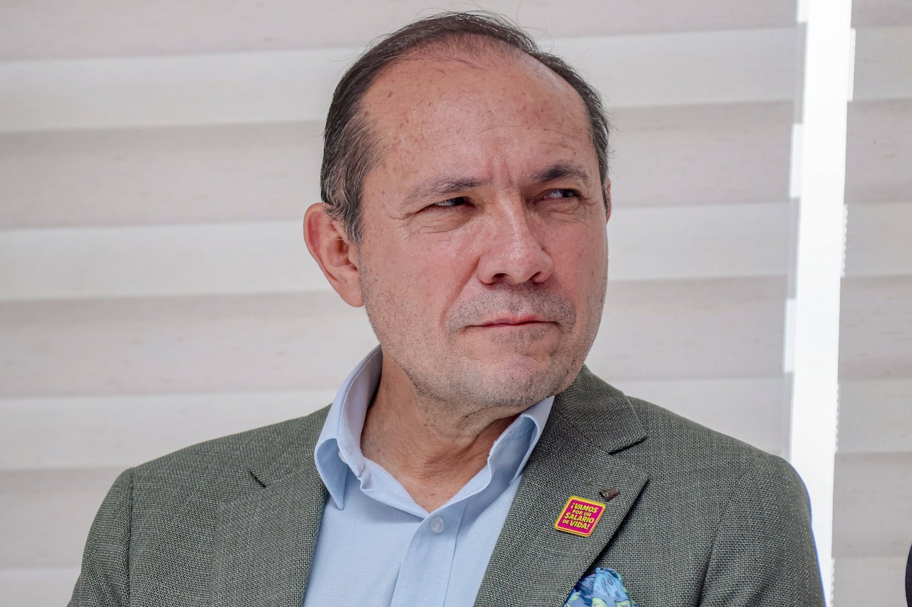 Antonio Sanguino, ministro de Trabajo, el 23 de diciembre de 2025 en la Casa de Nariño, en Bogotá