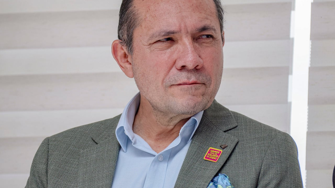 Antonio Sanguino, ministro de Trabajo, el 23 de diciembre de 2025 en la Casa de Nariño, en Bogotá