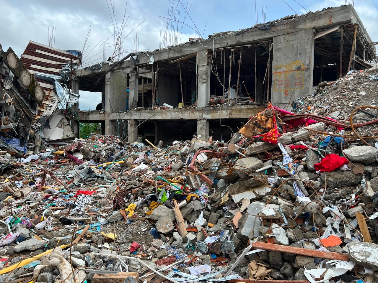 Lugar donde murieron Mateo Valencia y Rocío Salas, en Quibdó, Chocó.