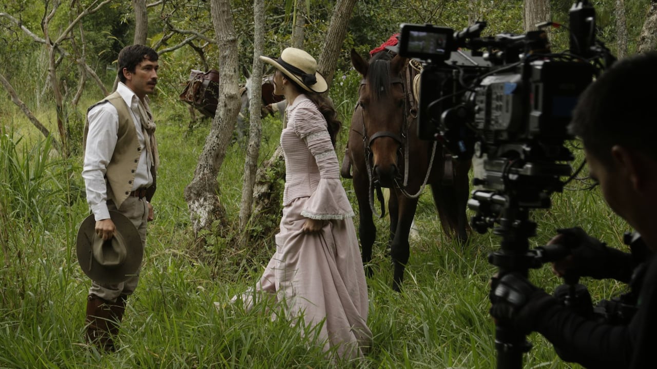 Grabación de la serie La vorágine