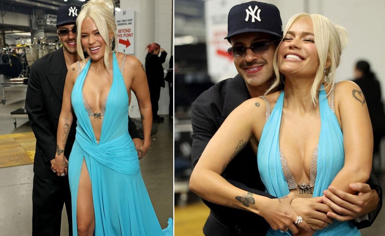 Karol G y Feid estuvieron en los Latin Grammy