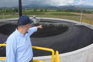 Con la Presencia de la Gobernadora del Valle del Cauca Dilian Francisca Toro, La Alcaldesa de Buga Karol Martinez y el Director de la CVC Marco Antonio Suárez se llevó a cabo la entrega de la PTAR de Guadalajara de Buga.