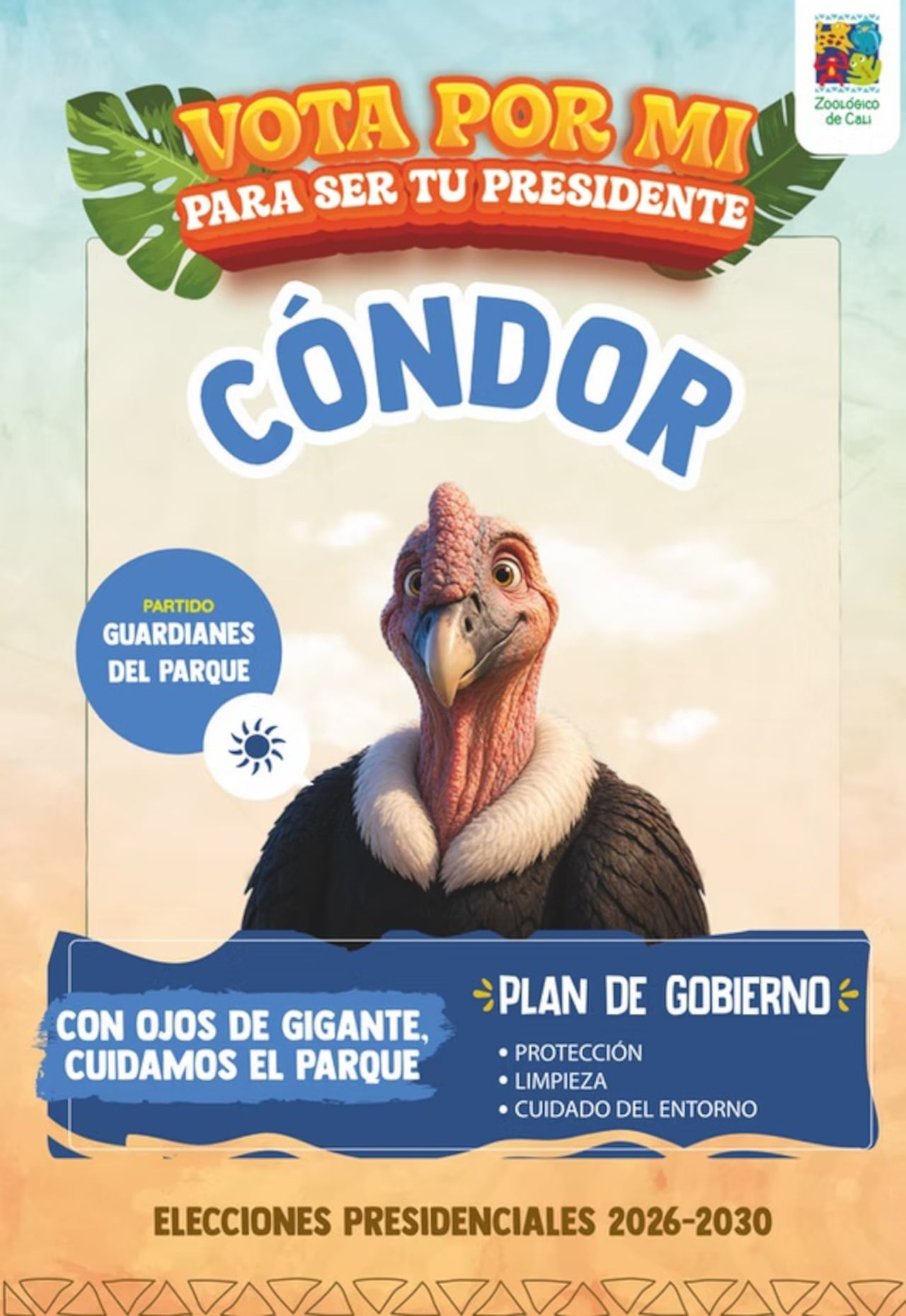 Elecciones 'presidenciales' en el Zoológico de Cali.