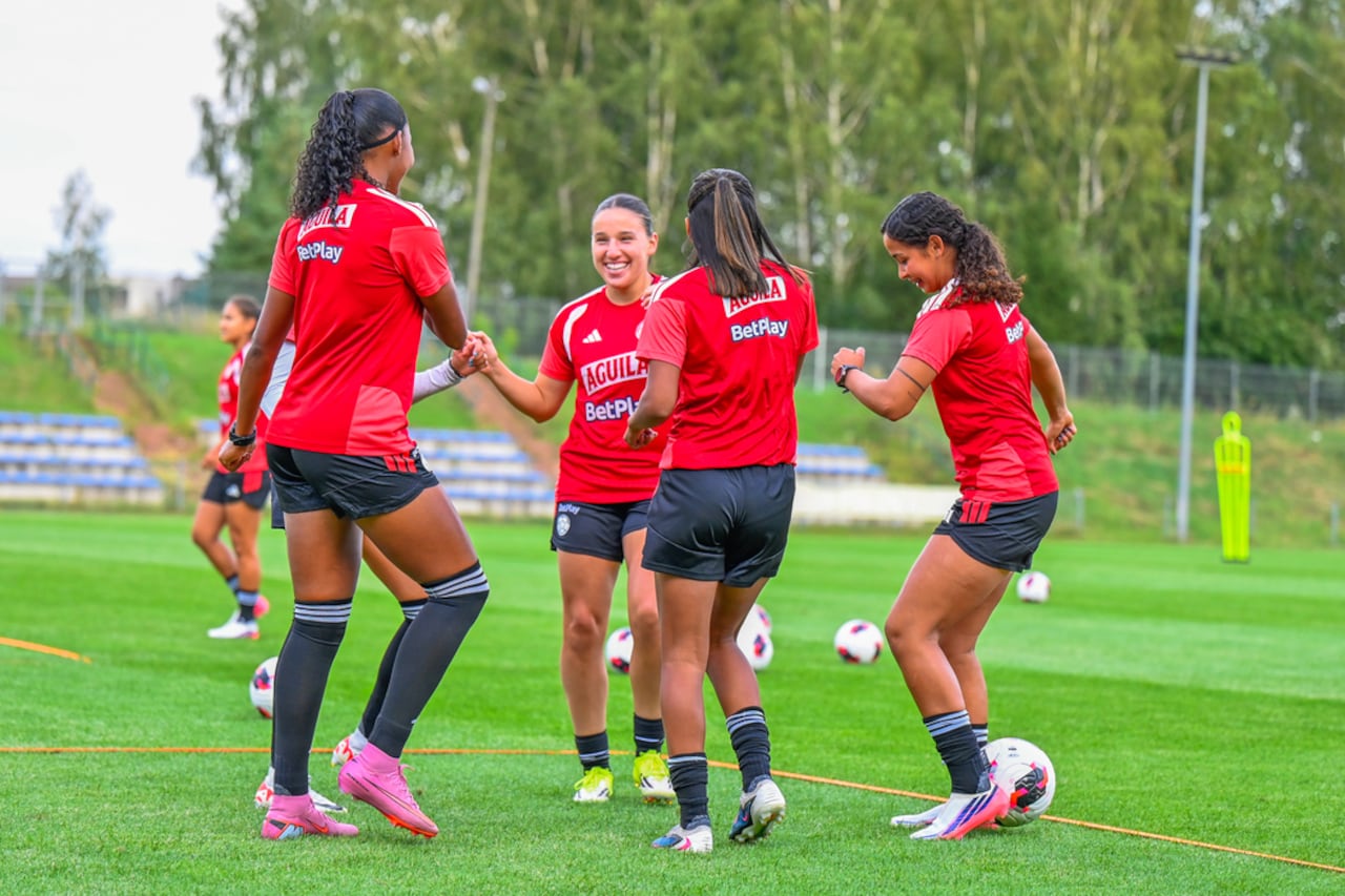 Entrenamiento de la Selección Colombia Femenina Sub-20.