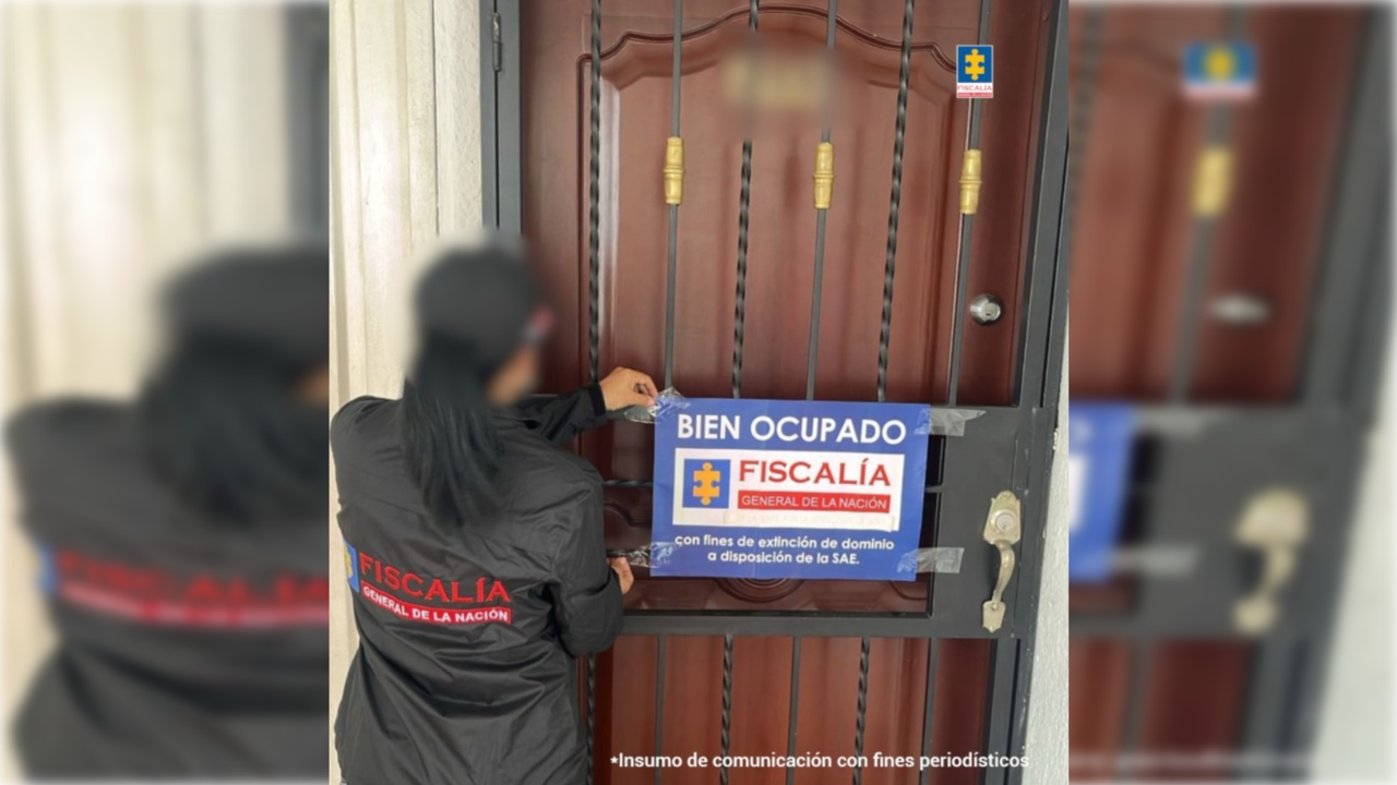 Apartamento embargado a supuesta red criminal.