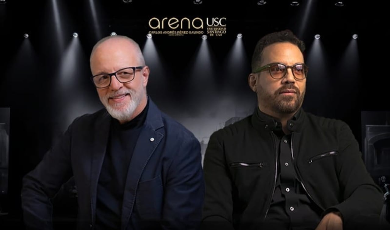 Alberto Plaza y Juan Fernando Velasco compartieron el escenario de Arena USC en un concierto inolvidable, en septiembre 2025.