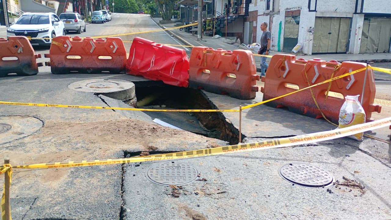 Así se va la zona del Parque del Perro tras daño en tubería de acueducto.