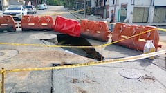 Así se va la zona del Parque del Perro tras daño en tubería de acueducto.