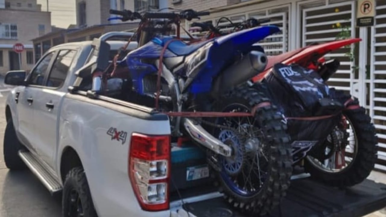 Estas son las motocicletas y camionetas hurtadas en a vía que comunica Popayán con la ciudad de Pasto, Nariño.