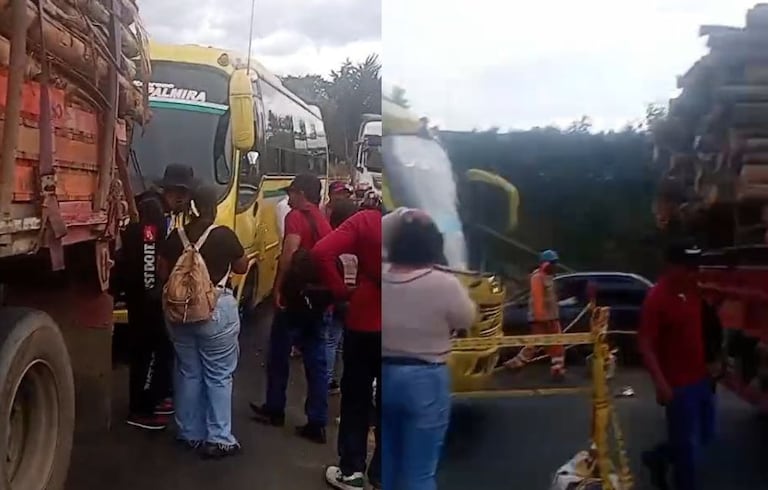 El accidente se presentó este viernes 12 de junio en la vía Popayán, pasajeros están vivos de milagro, reza el mensaje que compartieron en las redes sociales.