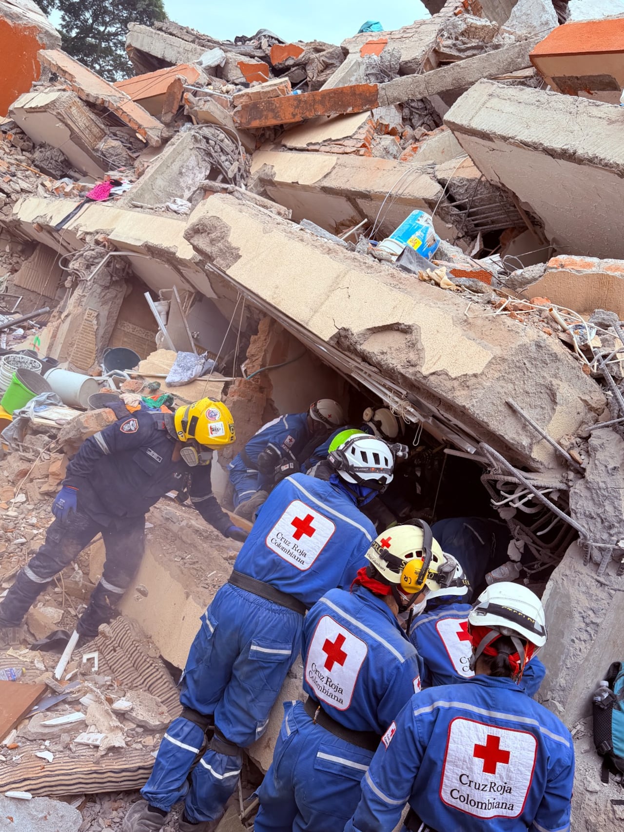 : Equipos de la Cruz Roja Valle desarrollan labores de apoyo psicosocial y restablecimiento de contactos familiares en las zonas afectadas.