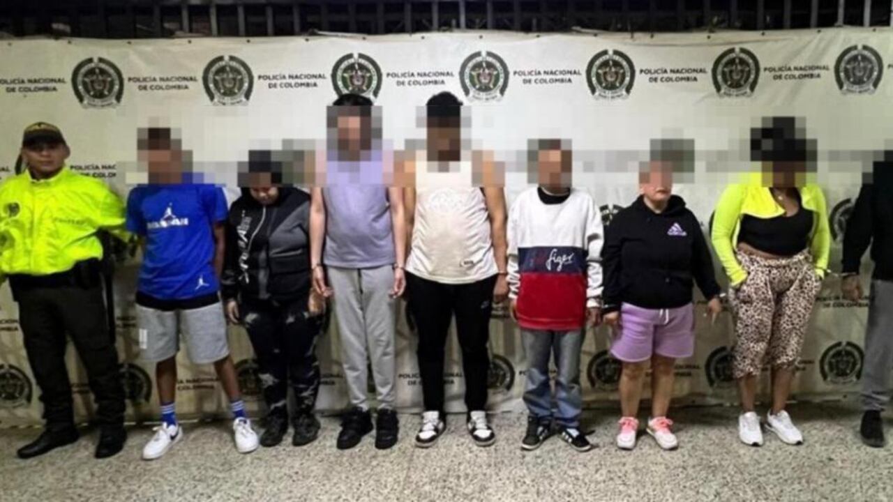 Capturados Medellín