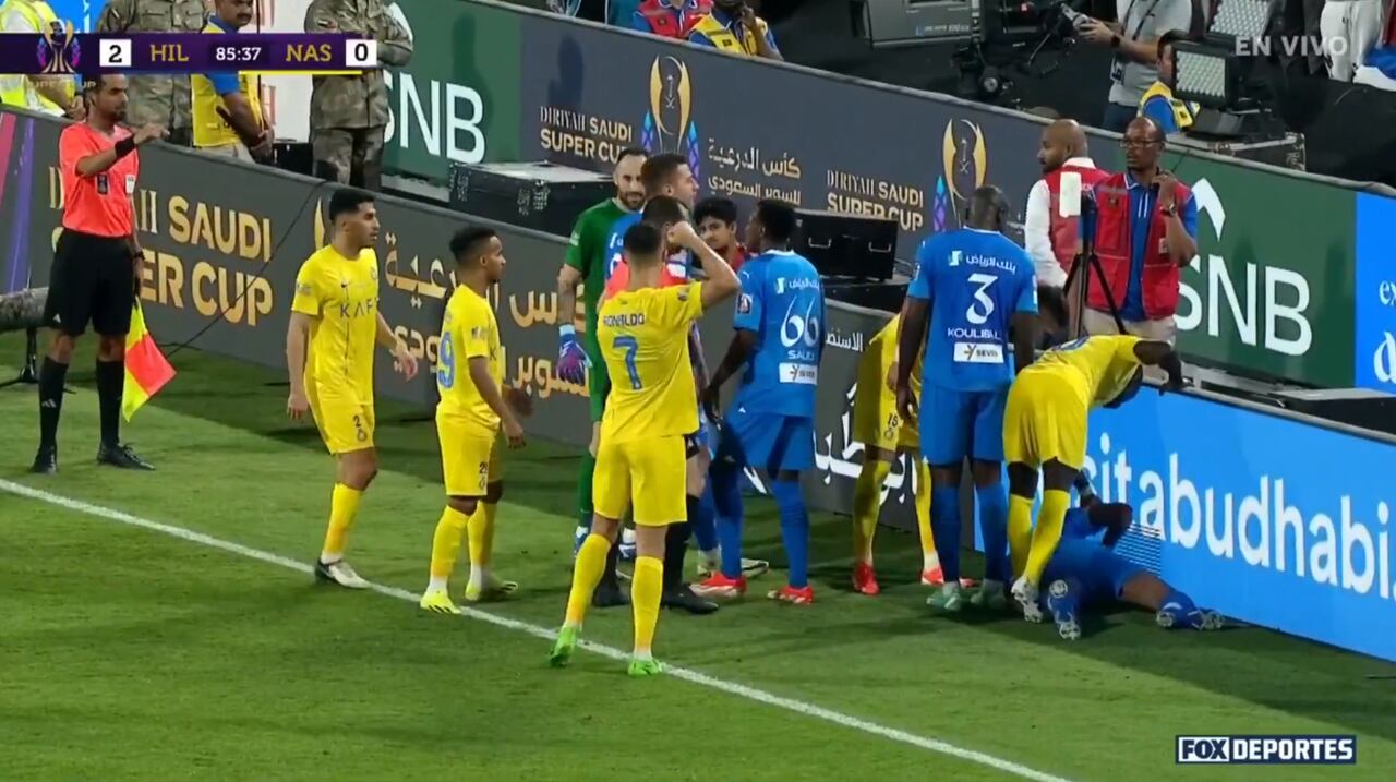 Cristiano Ronaldo fue expulsado con el Al Nassr.