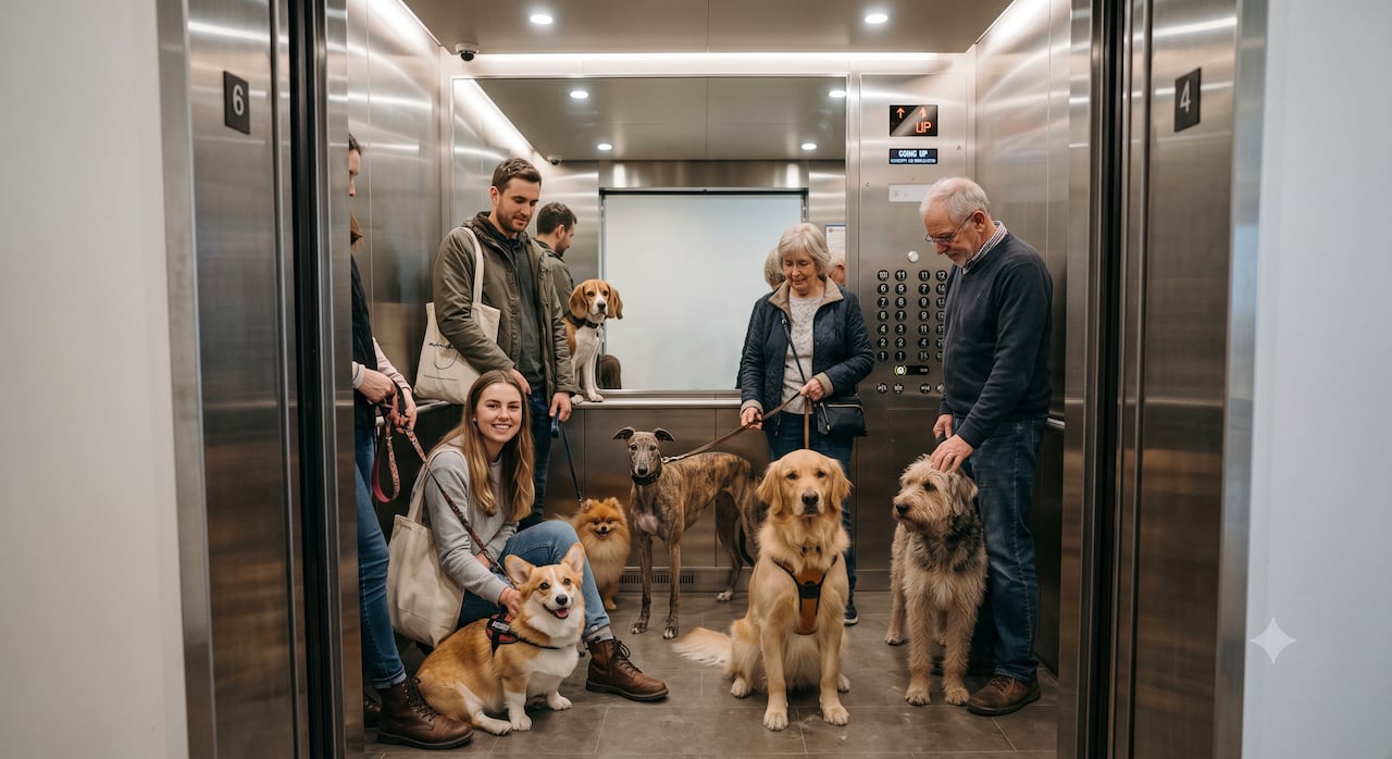 Los ciudadanos y sus mascotas pueden hacer uso de ascensores sin necesidad de tener autorización previa.