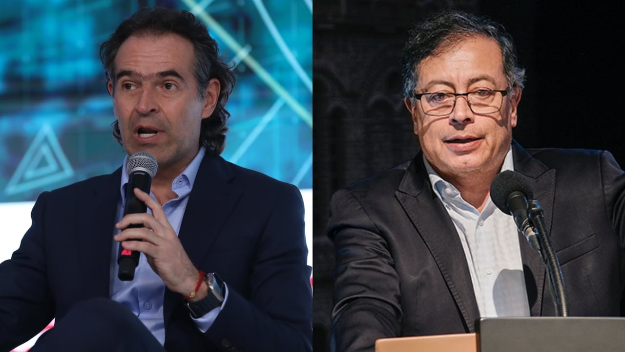 Federico Gutiérrez y Gustavo Petro.