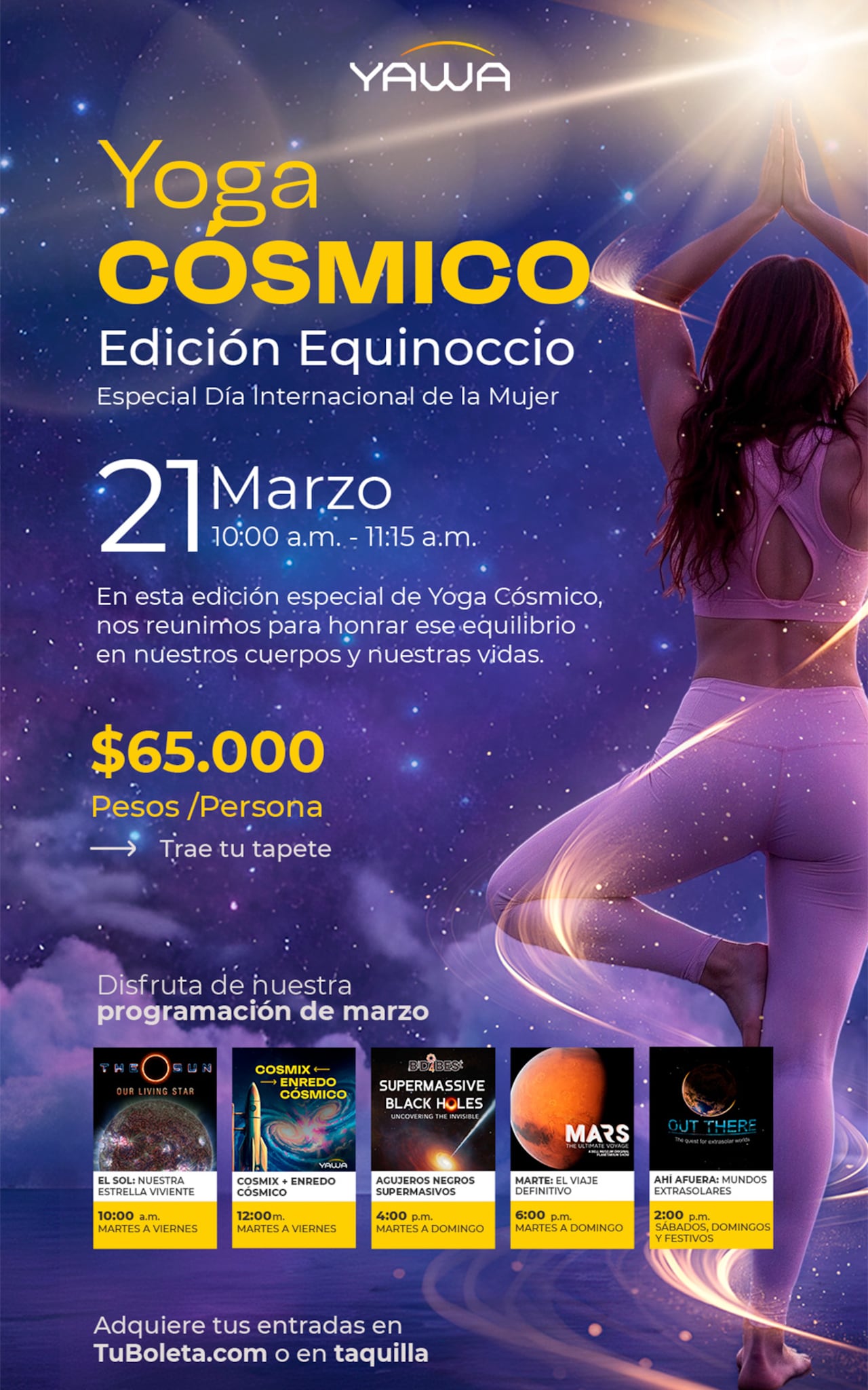 Conozca todos los detalles del evento.