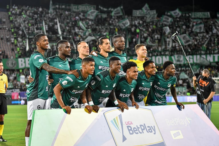 Deportivo Cali antes de enfrentar a Atlético Nacional.