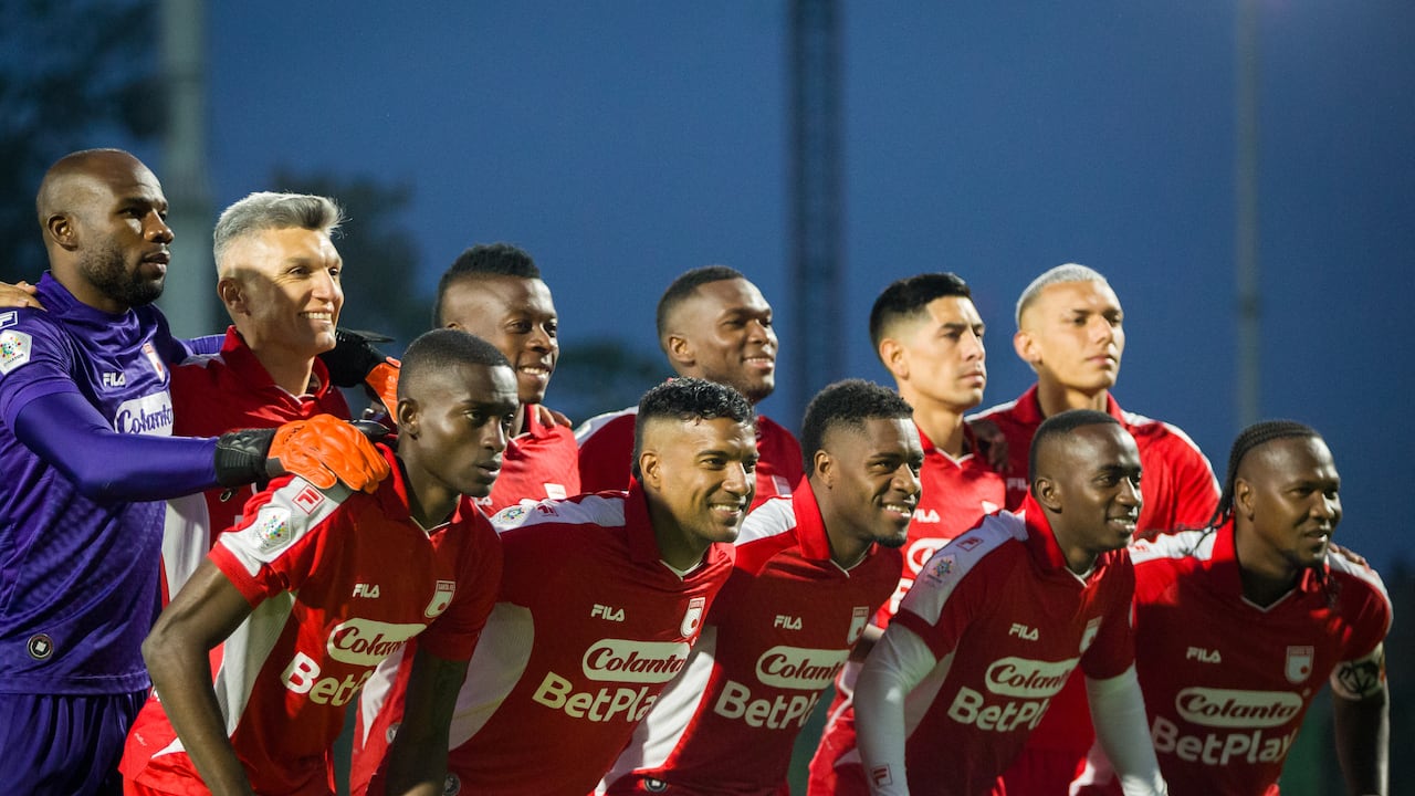 Bogotá. Febrero 07 de 2026. Fortaleza CEIF enfrenta a Independiente Santa Fe , por encuentro válido de la Liga BetPlay I 2026 de la fecha 9, en el Estadio Metropolitano de Techo. (Colprensa - Catalina Olaya).
