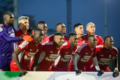 Bogotá. Febrero 07 de 2026. Fortaleza CEIF enfrenta a Independiente Santa Fe , por encuentro válido de la Liga BetPlay I 2026 de la fecha 9, en el Estadio Metropolitano de Techo. (Colprensa - Catalina Olaya).