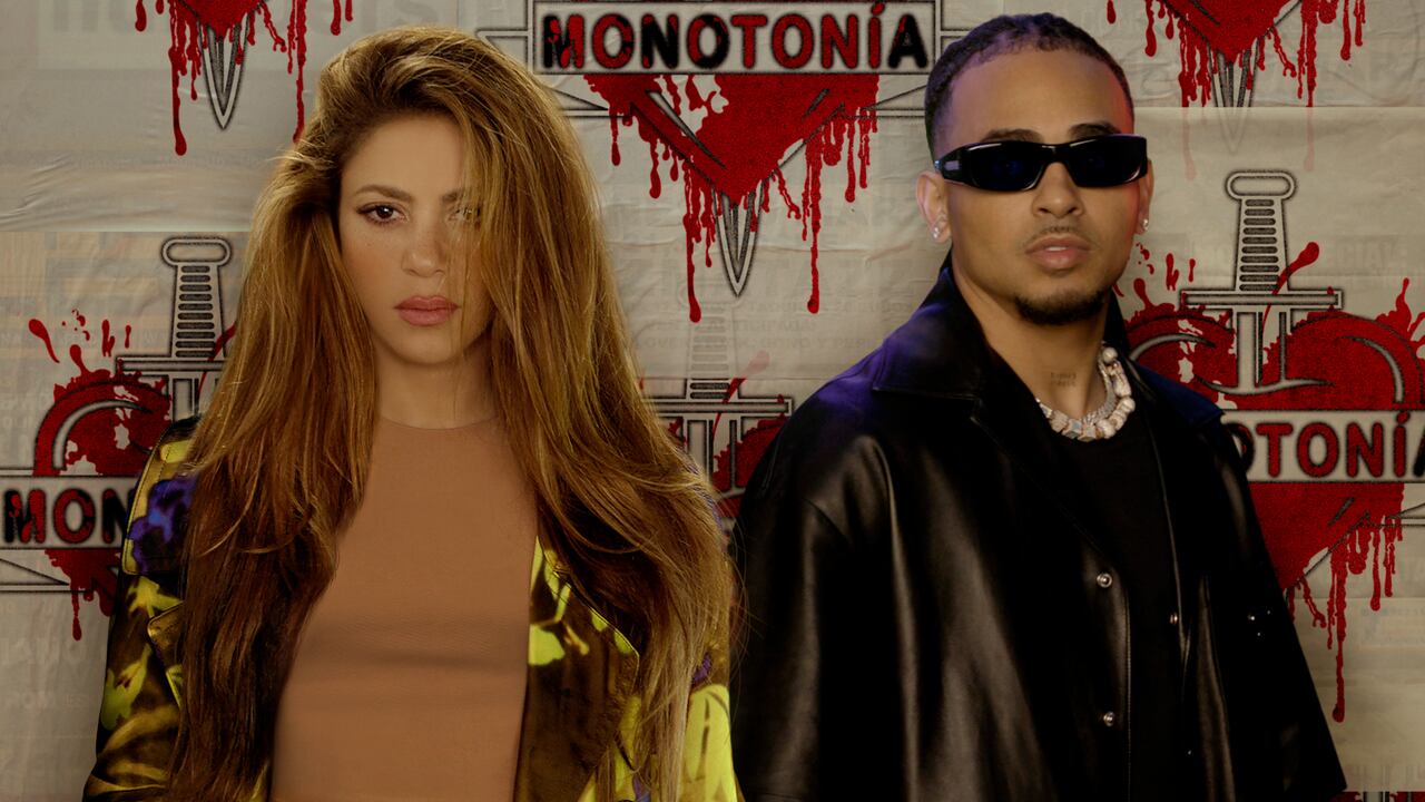 Shakira y Ozuna lanzan "Monotonía". Foto: Cortesía.