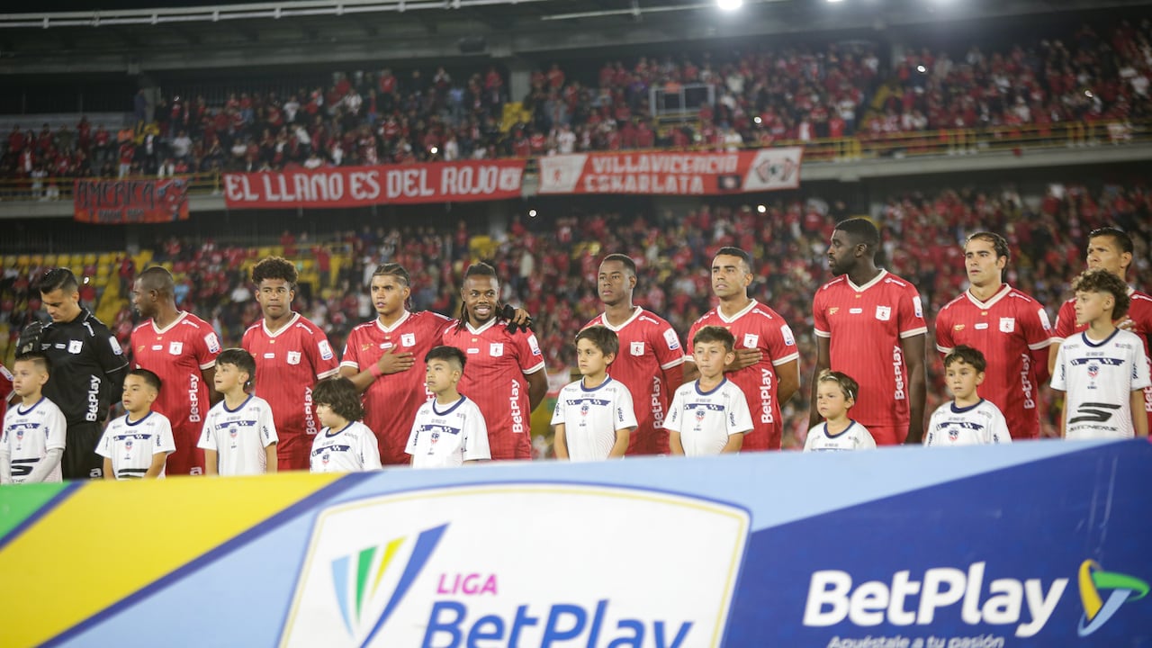 Bogotá. Abril 22 de 2026. Fortaleza CEIF enfrenta a América de Cali, por encuentro válido de la Liga BetPlay I 2026 de la fecha 5, en el Estadio Nemesio Camacho El Campín. (Colprensa - Cristian Bayona).