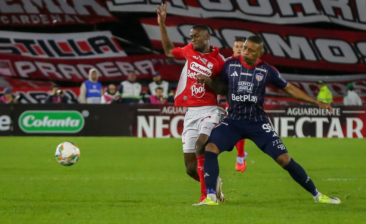Independiente Santa Fe vs. Junior de Barranquilla por las semifinales de la Liga BetPlay.
