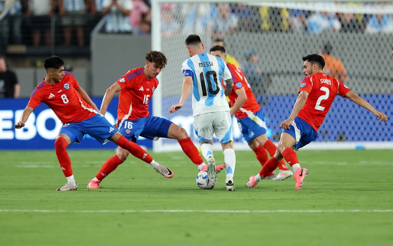 Chile vs Argentina - fecha 2 - grupo A Copa América 2024.