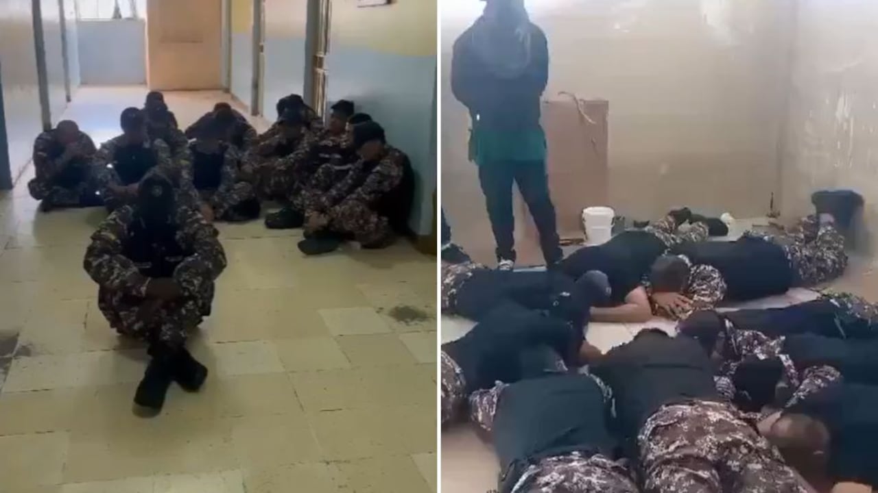 Guardas penitenciarios de Ecuador secuestrados por encapuchados armados.