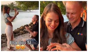 La santandereana Paula Montagut López, es una abogada constitucionalista y le aceptó la proposición a su novio Dominic Wolf.