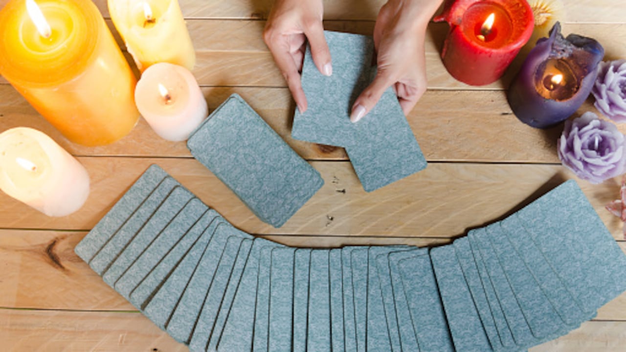 Las cartas del tarot.