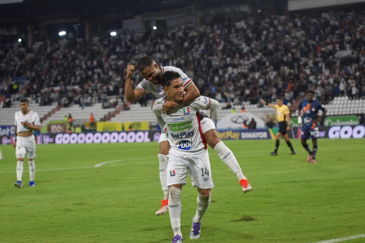 Once Caldas goleó a Boyacá Chicó en Manizales.