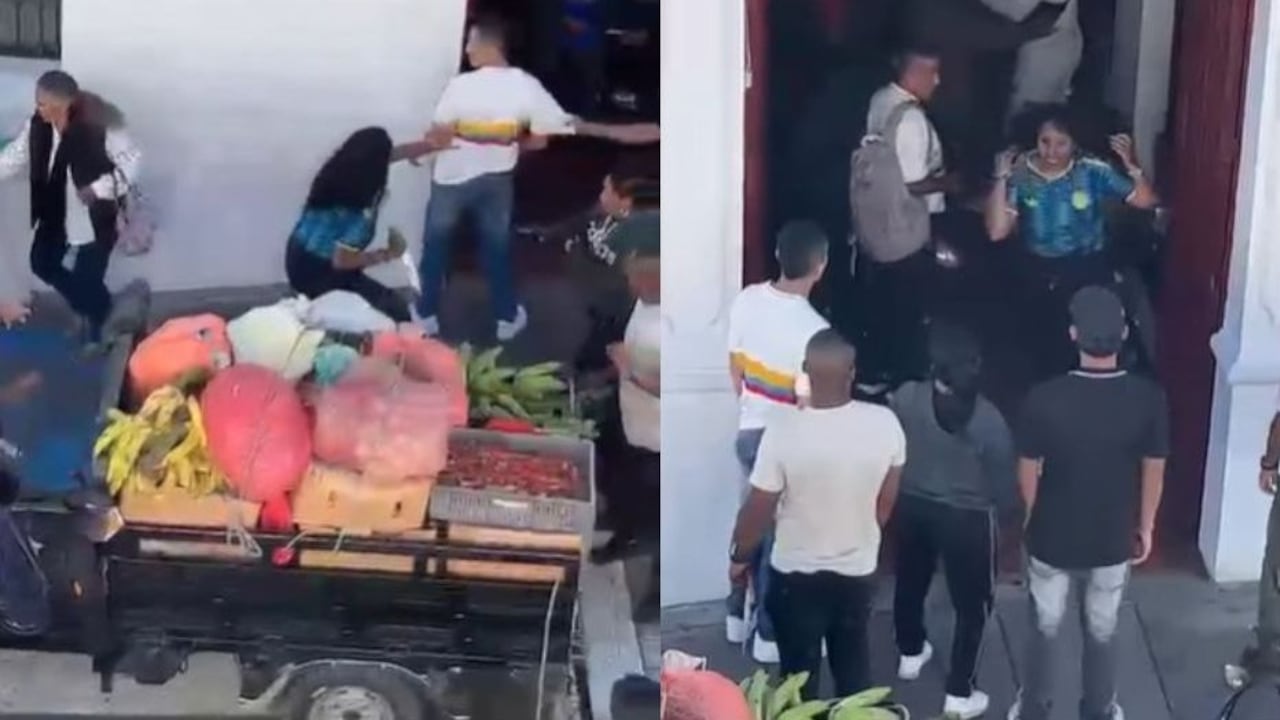 La discusión por los daños ocasionados a una motocicleta terminó en una pelea entre dos mujeres frente al Club de Leones, en pleno centro de Popayán.