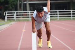 Luis Fernando Lara Rodallega atleta paralímpico campeón nacional de los 400 metros planos.