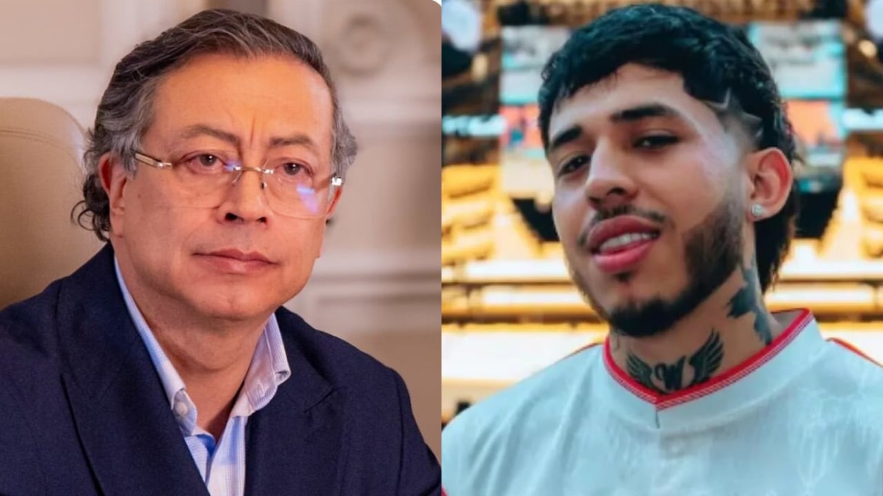 Presidente Gustavo Petro y el streamer WestCol.
