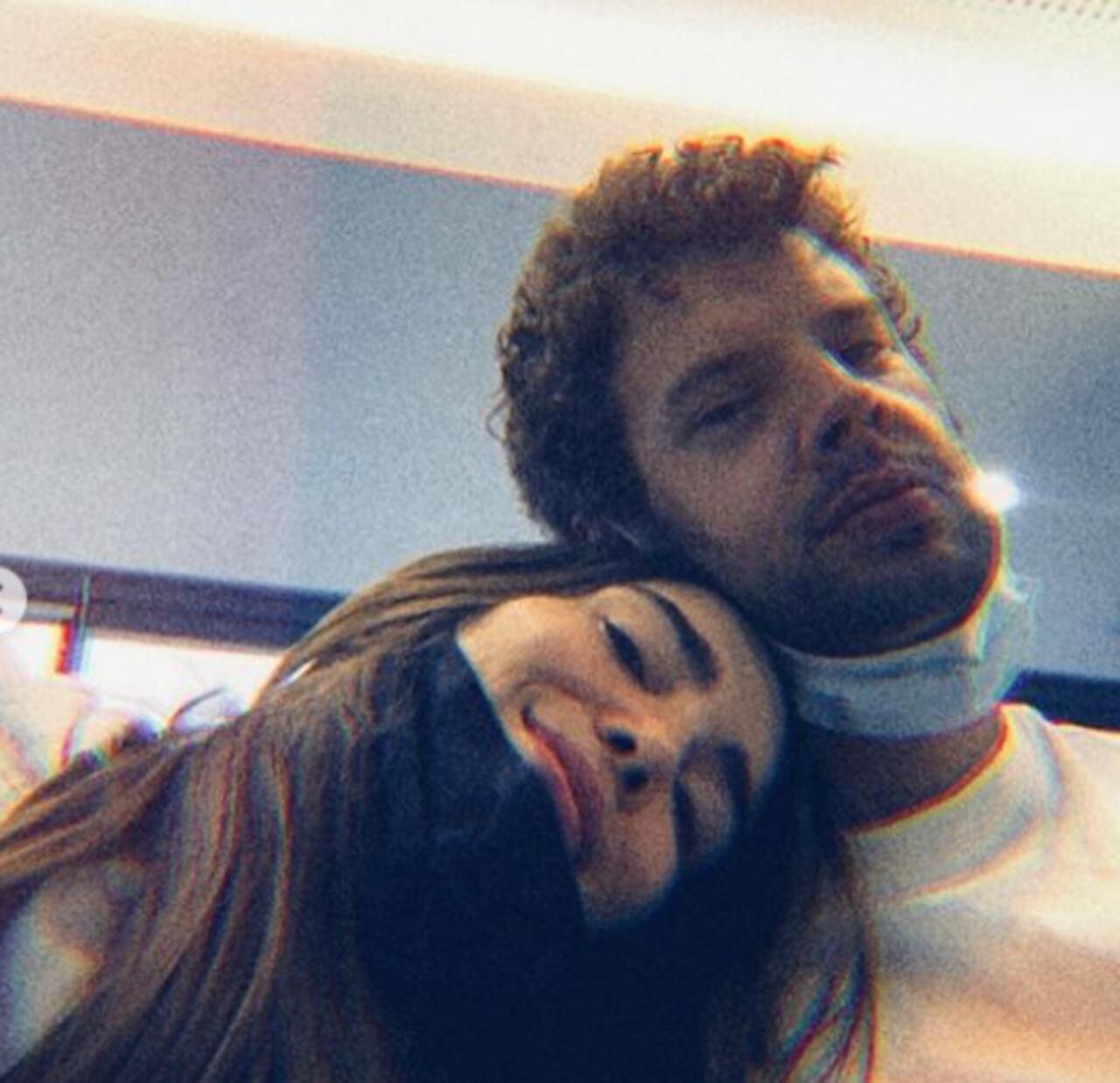 Los actores Alejandra Villafañe y Raúl Ocampo compartiendo los últimos momentos como pareja.