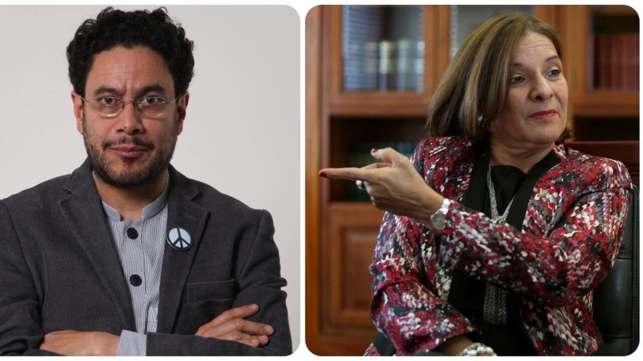 Iván Cepeda y Margarita Cabello.