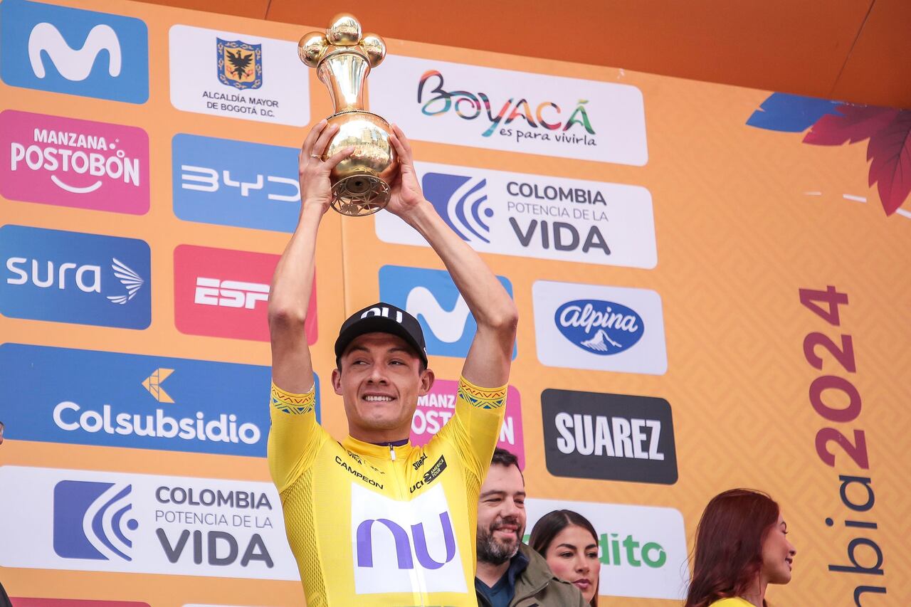 Rodrigo Contreras, ganador del último Tour Colombia, en 2024.