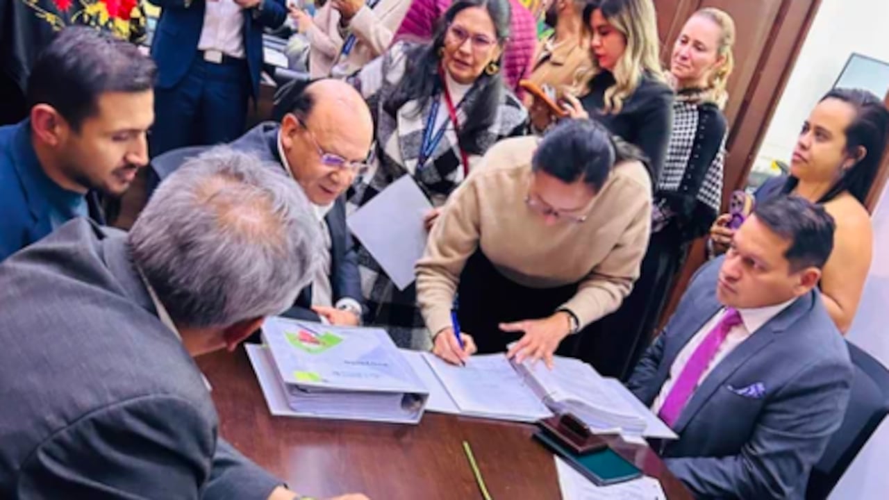 GERMÁN ÁVILA, ministro de Hacienda, radicó el presupuesto 2027