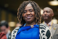 Vicepresidenta Francia Márquez en Bogotá este miércoles, 18 de marzo.