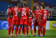 Momentos del partido de la fecha 6 del Grupo A de la Copa Sudamericana 2026, entre América de Cali y Macará.