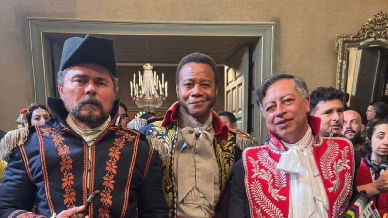Petro aparece con Cuba Gooding Jr. en rodaje de la película sobre almirante Padilla