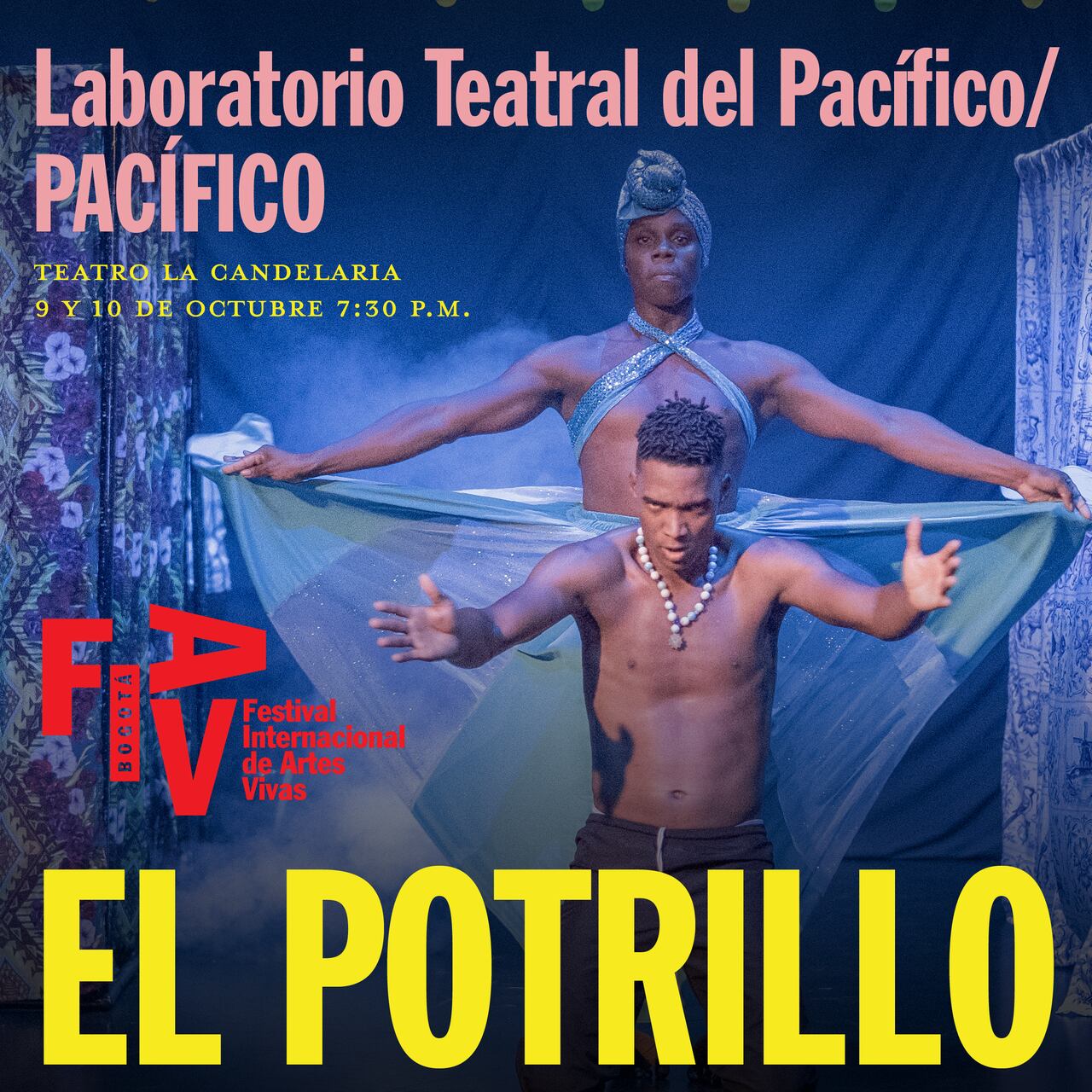 Obra: El Potrillo del Grupo: El Arrullo Colectivo Teatral & Laboratorio Teatral del Pacífico. Presentes en la FIAV en Bogotá.