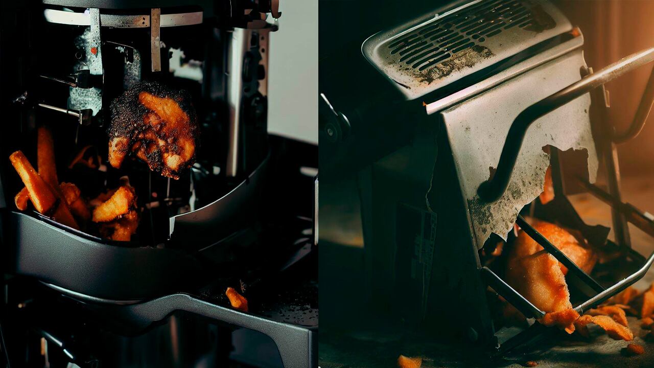 El mal uso de una freidora de aire puede generar un daño irreparable.